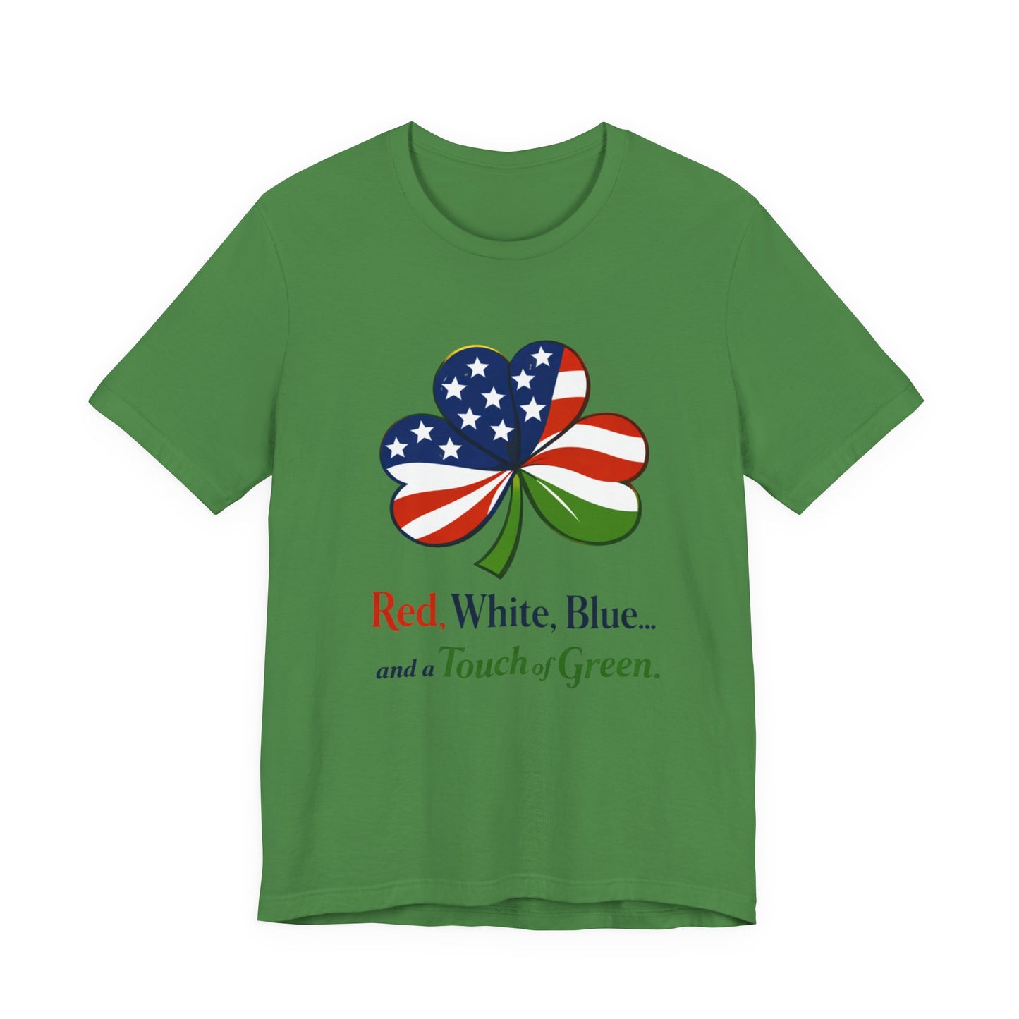 American Flag Shamrock tee | Red White Blue and a Touch of Green shirt